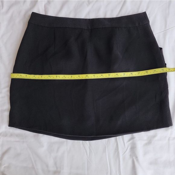 J. CREW black mini skirt size 6 - Picture 5 of 6